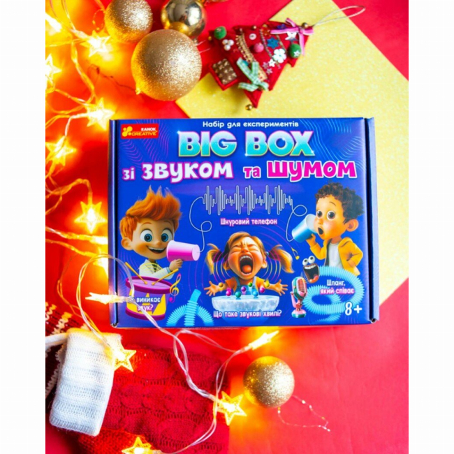 Наукові ігри, фокуси та досліди - ​Набір для дослідів Ranok Creative Big Box зі звуком та шумом (10114170У)#2