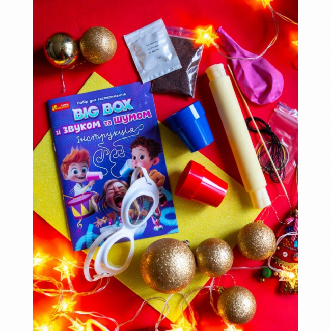 Наукові ігри, фокуси та досліди - ​Набір для дослідів Ranok Creative Big Box зі звуком та шумом (10114170У)#4