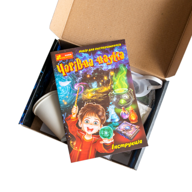 Наукові ігри, фокуси та досліди - ​Набір для дослідів Ranok Creative Чарівна наука (10138043У)#4