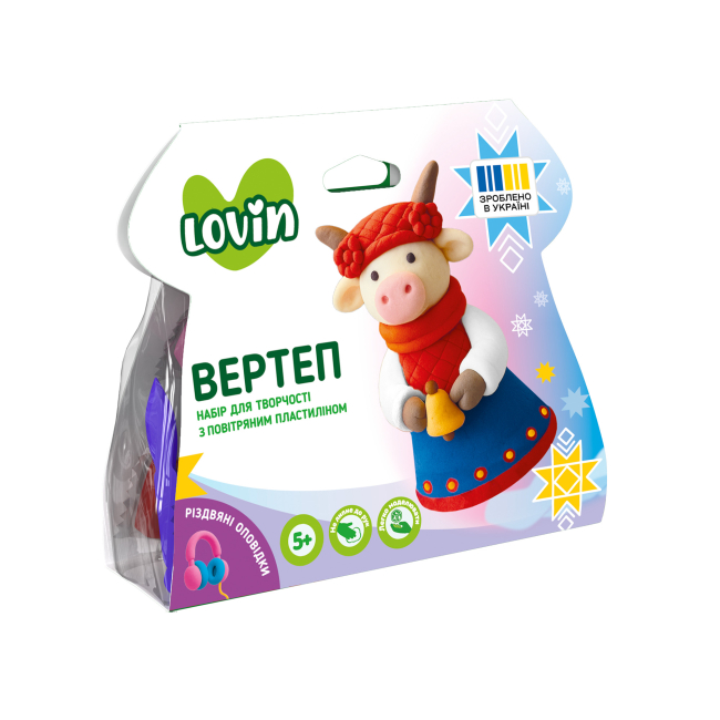 Набори для ліплення - ​Набір для ліплення з повітряним пластиліном Lovin Вертеп в асортименті (7000228)#4