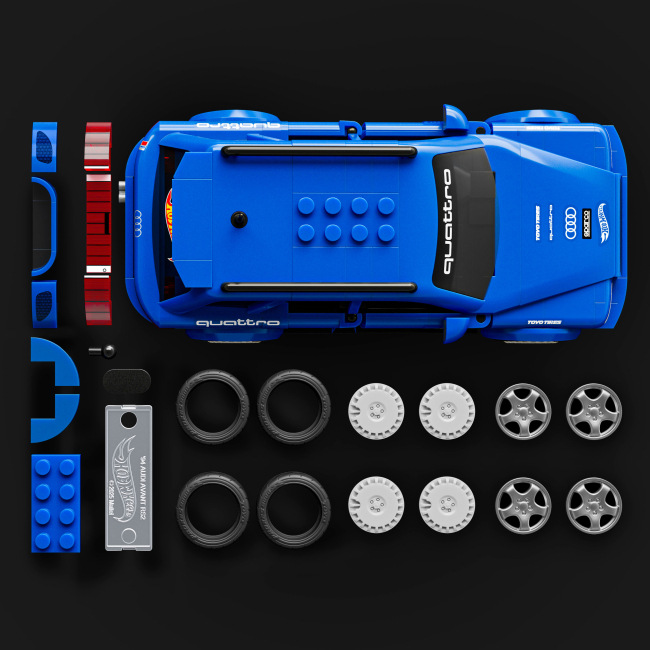 Конструктори Hot Wheels - Конструктор Hot Wheels Brick Shop Speed Audi Avant RS2 (JGR28)#5