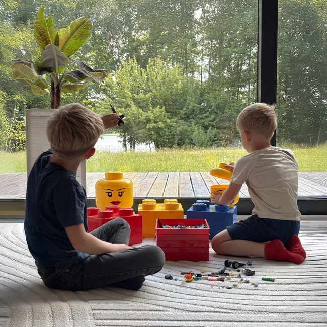 Бокси для іграшок - Бокс для зберігання LEGO Lifestyle Цеглинка 4 жовтий (40031732)#4