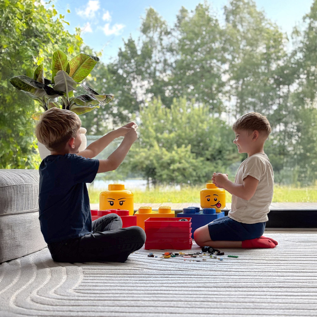 Бокси для іграшок - Бокс для зберігання LEGO Lifestyle Цеглинка 4 жовтий (40031732)#5