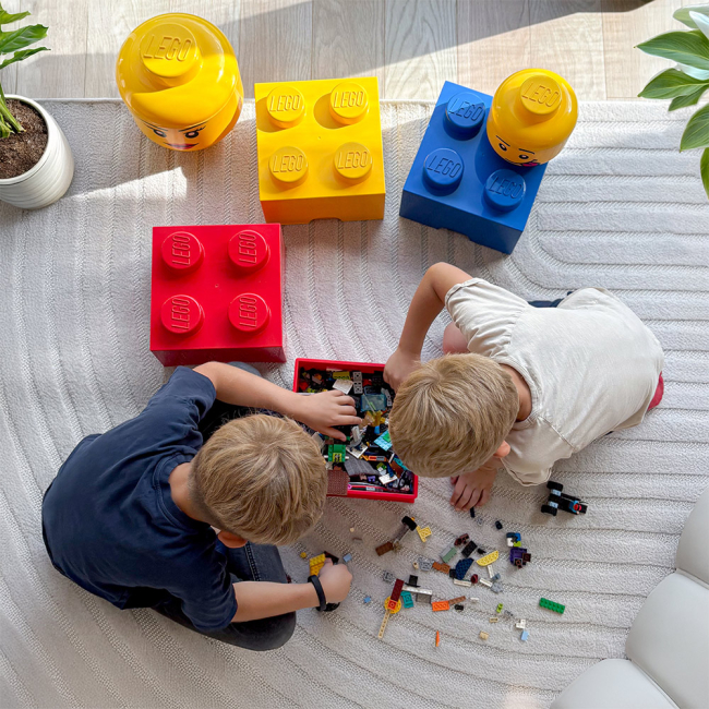 Бокси для іграшок - Бокс для зберігання LEGO Lifestyle Цеглинка 4 жовтий (40031732)#6