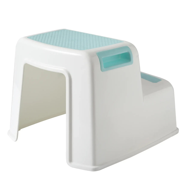 Товари для догляду - ​Підставка дитяча сходинки Babyhood Преміум бірюзові (BH-511T)#2