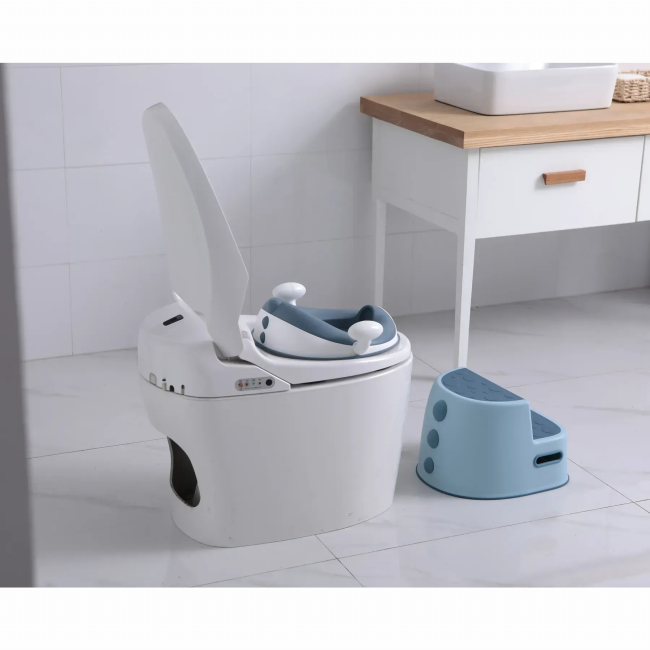 Товары по уходу - Подставка детская ступеньки Babyhood Дракончик голубая (BH-513B)#2