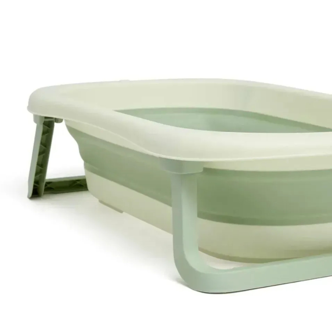 Товари для догляду - ​​Ванночка дитяча складна Babyhood Комфорт зелена (BH-326LG)#2