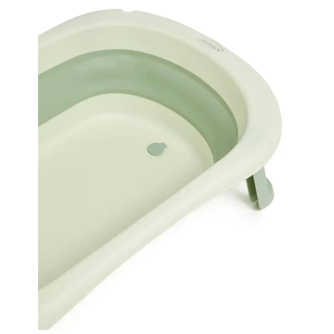 Товари для догляду - ​​Ванночка дитяча складна Babyhood Комфорт зелена (BH-326LG)#3