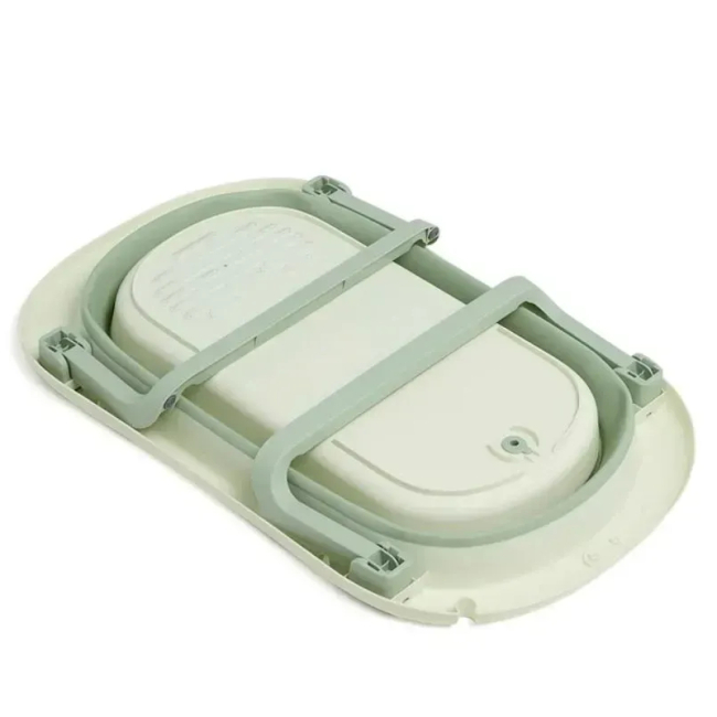 Товари для догляду - ​​Ванночка дитяча складна Babyhood Комфорт зелена (BH-326LG)#4