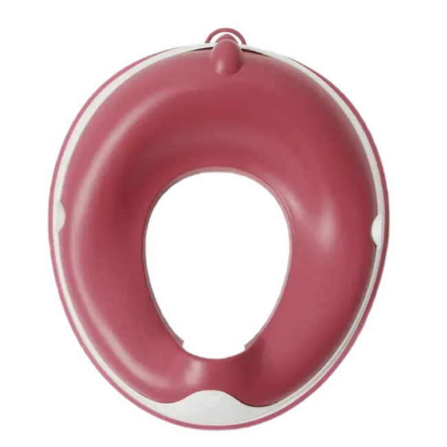 Товари для догляду - ​Накладка на унітаз Babyhood Динозаврик з поліуретановим кільцем рожева (BH-127P)#2