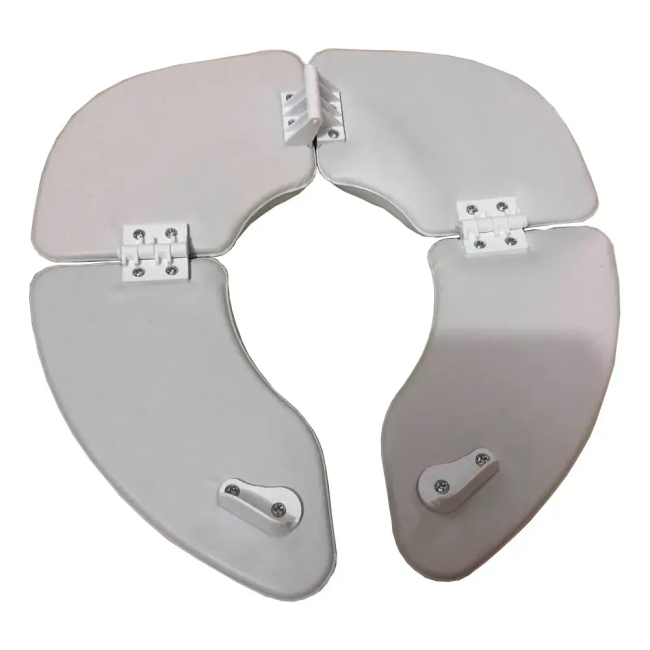 Товари для догляду - ​Складна дорожня накладка на унітаз Babyhood Mommy's helper біла (BH-136W)#2