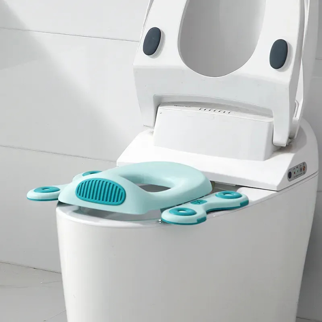 Товары по уходу - Складной детский горшок и накладка на унитаз Babyhood Автомобиль 2 в 1 (BH-120)#5