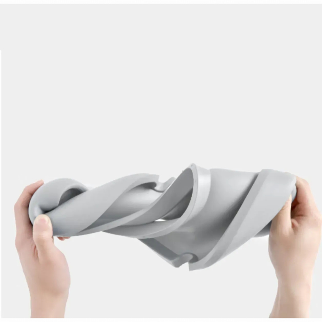 Товары по уходу - Накладка на унитаз Динозаврик с полиуретановым кольцом Babyhood серая (BH-127G)#2