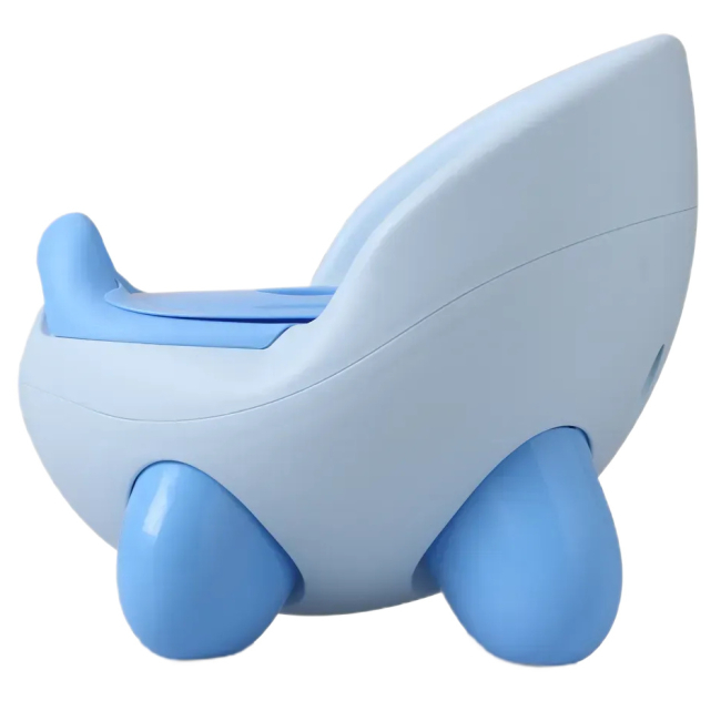 Товари для догляду - Дитячий горщик Babyhood К'ю К'ю світло блакитний (BH-105LB)#2