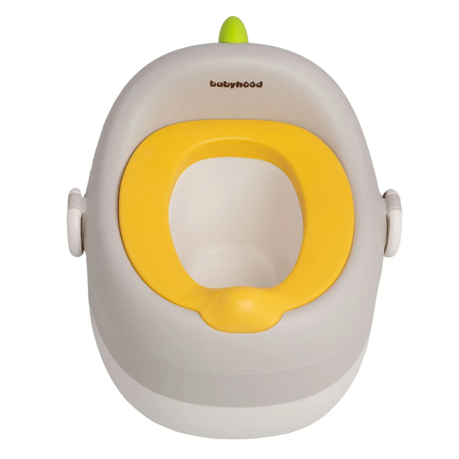 Товари для догляду - Дитячий горщик Babyhood Діно сірий 3 в 1 (BH-144)#3