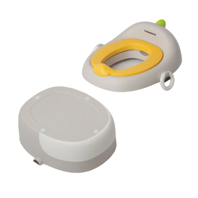 Товари для догляду - ​Дитячий горщик Babyhood Діно сірий 3 в 1 (BH-144)#7