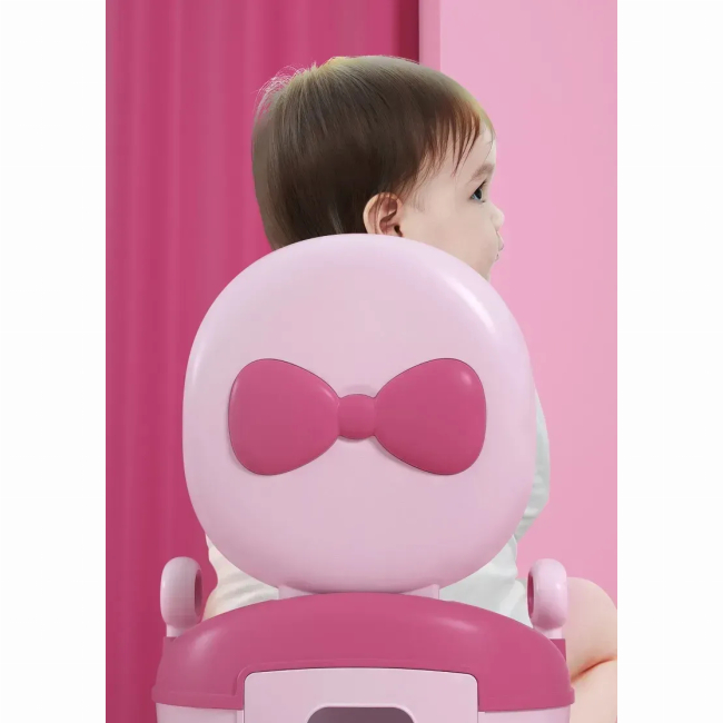 Товари для догляду - Дитячий горщик Babyhood Лу Лу рожевий (BH-128P)#4