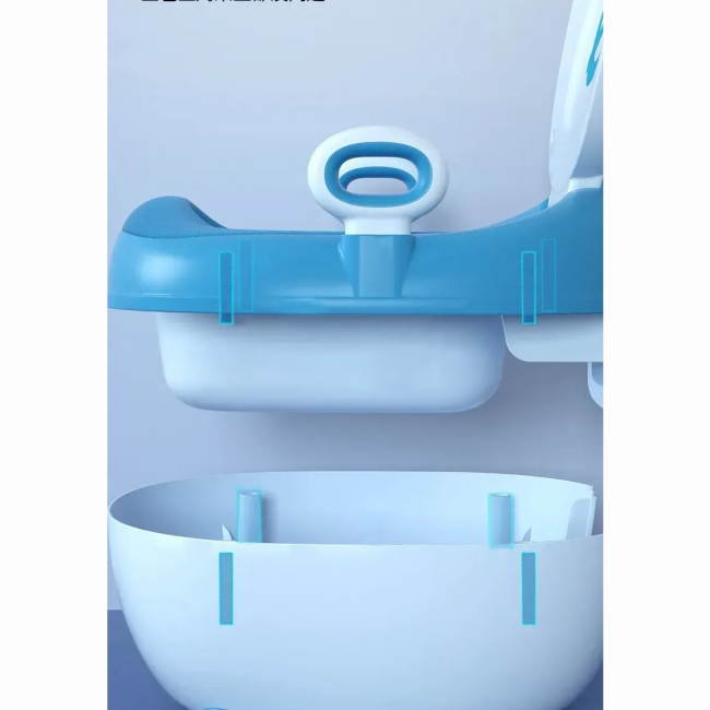 Товары по уходу - Детский горшок Babyhood Лу Лу голубой (BH-128B)#2