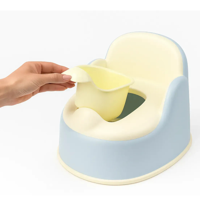 Товары по уходу - Детский горшок Babyhood Буба голубой (BH-138B)#4