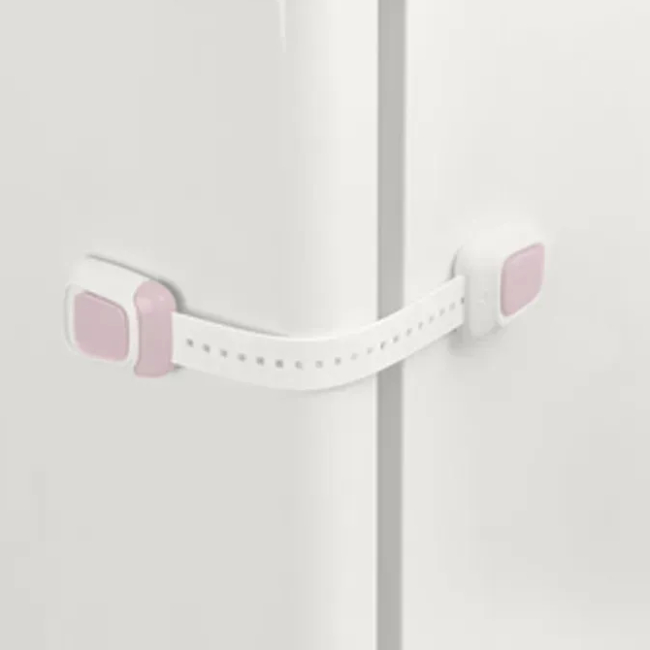 Товари для догляду - ​Набір універсальних замків Babyhood 3 шт рожевий (BH-604P)#2