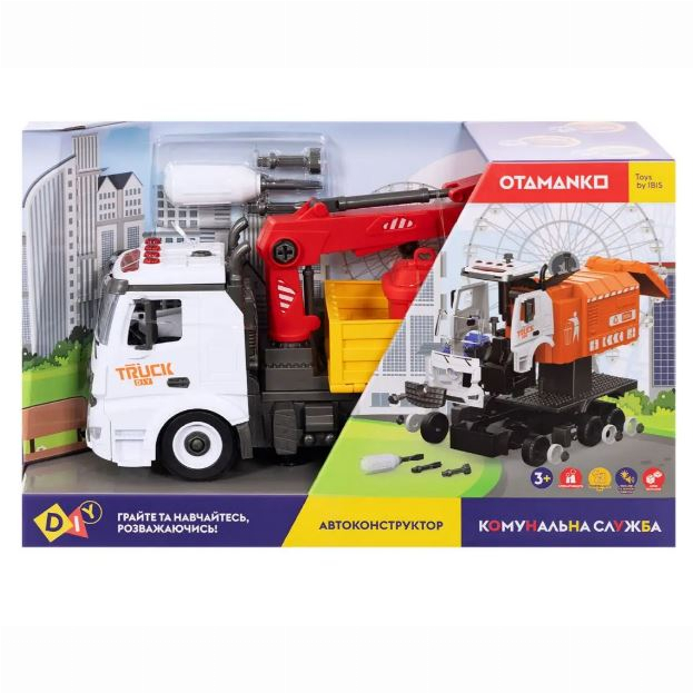 Конструкторы с уникальными деталями - Конструктор Otamanko Мусоровоз-погрузчик (532.02.80)#2