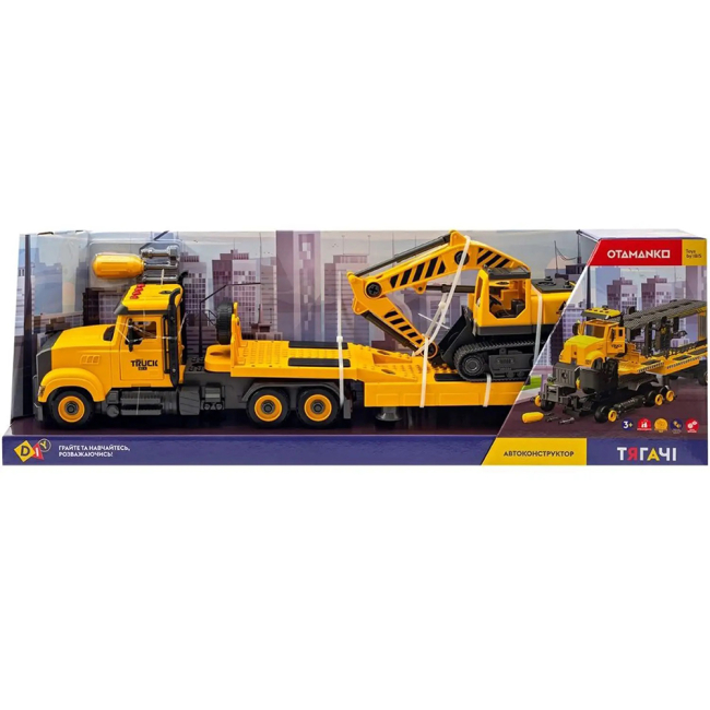 Конструктори з унікальними деталями - Конструктор Otamanko Вантажівка тягач з екскаватором (532.01.97)#2