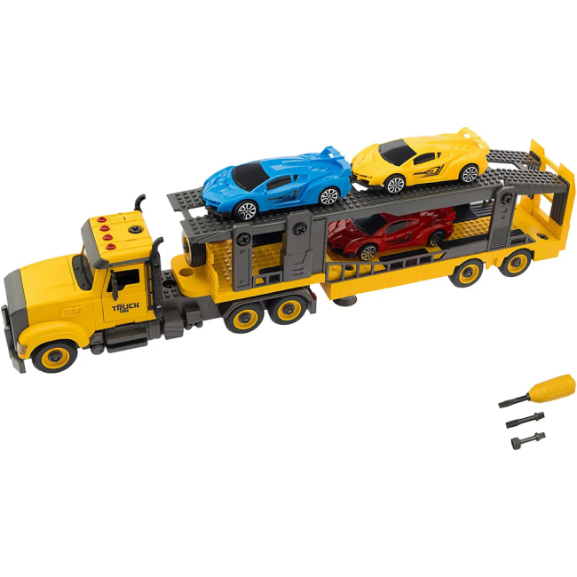 Конструктори з унікальними деталями - Конструктор Otamanko Вантажівка тягач із легковими авто (532.01.98)#2