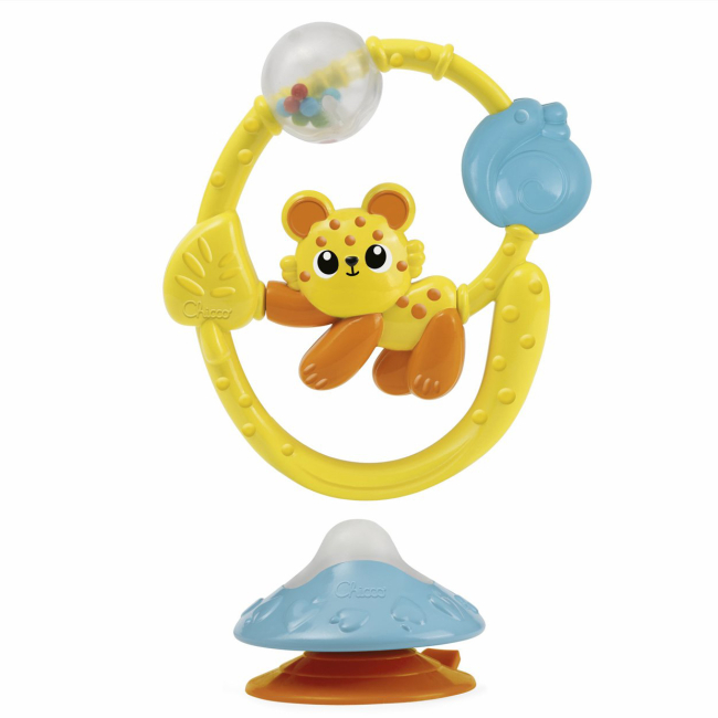 Брязкальця, прорізувачі - Брязкальце на присосці Chicco Тропічний друг 2 в 1 (11820.00)#2