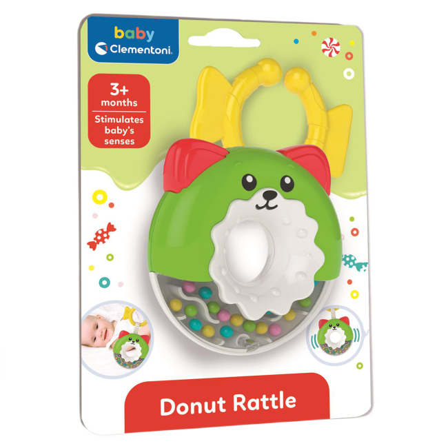 Погремушки, прорезыватели - Погремушка Clementoni Donut Rattle (17504)#2