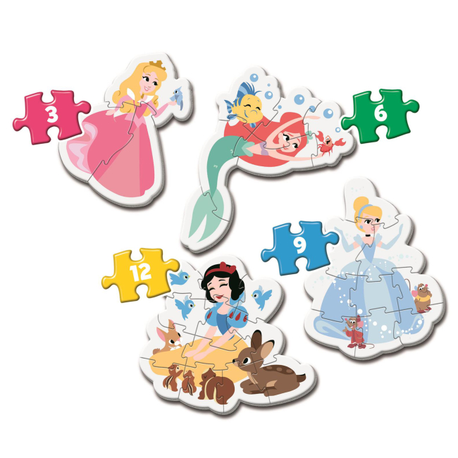 Пазлы - Пазл Clementoni My First Puzzles Princess 4 в 1 (20813.00)#2