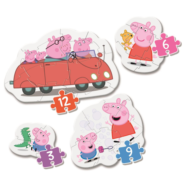 Пазлы - Пазл Clementoni My First Puzzles Peppa Pig 4 в 1 (20829)#2