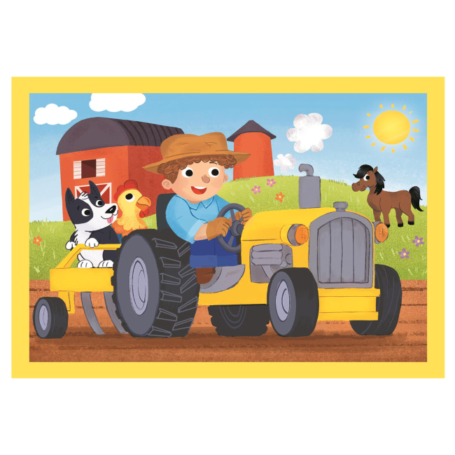 Пазлы - Пазл Clementoni Busy at Work 4 в 1 (21741)#2