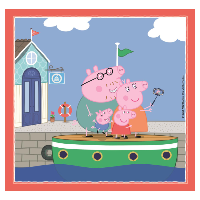 Пазли - Пазл Clementoni Peppa Pig 3 шт по 48 елементів (25293)#2