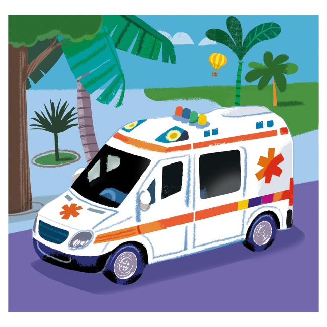 Пазли - Пазл Clementoni Rescue Vehicles 3 шт по 48 елементів (25318.00)#3