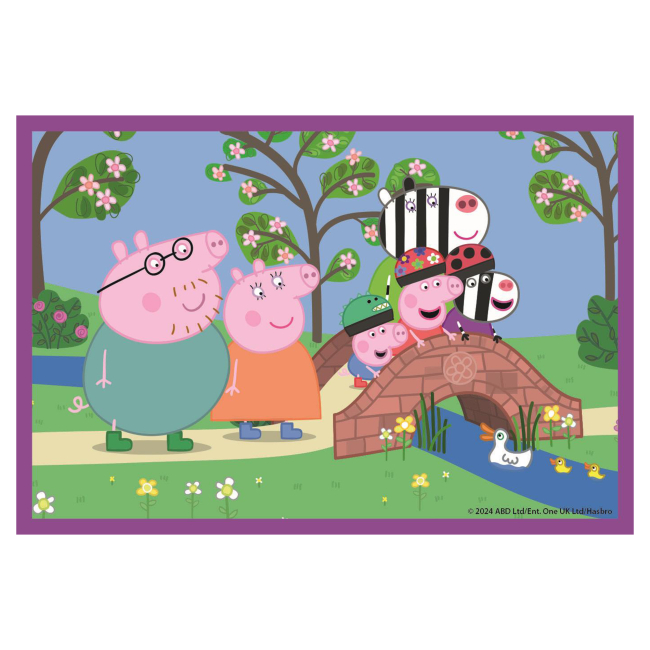 Розвивальні іграшки - Кубики-пазл Clementoni Peppa pig 6 елементів (40659)#3