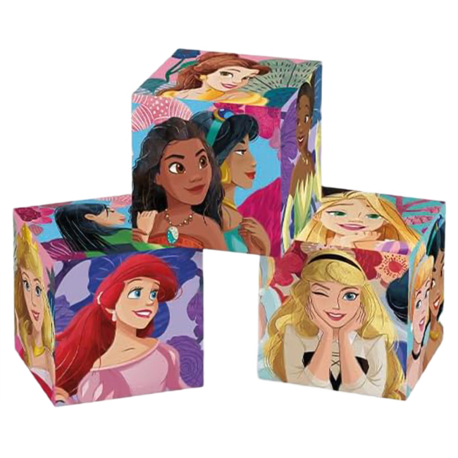 Розвивальні іграшки - Кубики-пазл Clementoni Princess 6 елементів (40660)#2