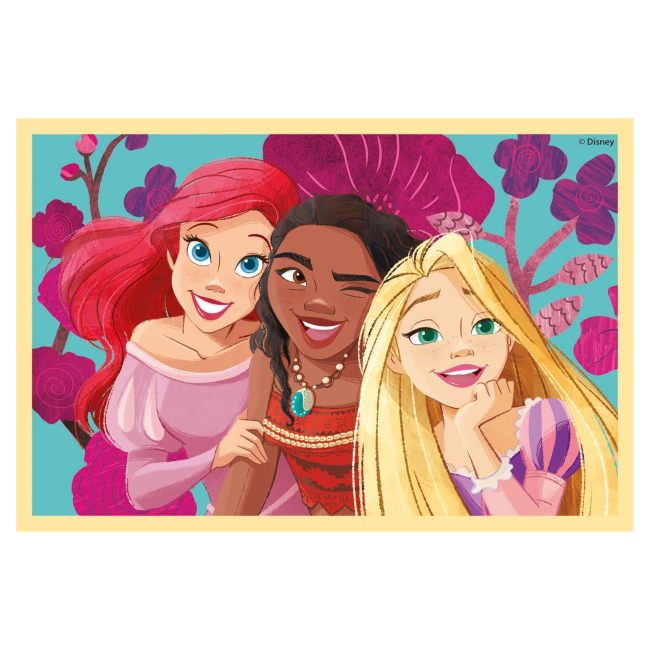 Розвивальні іграшки - Кубики-пазл Clementoni Princess 6 елементів (40660)#4