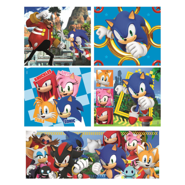 Пазли - Пазл Clementoni Sonic 10 в 1 (80508)#3