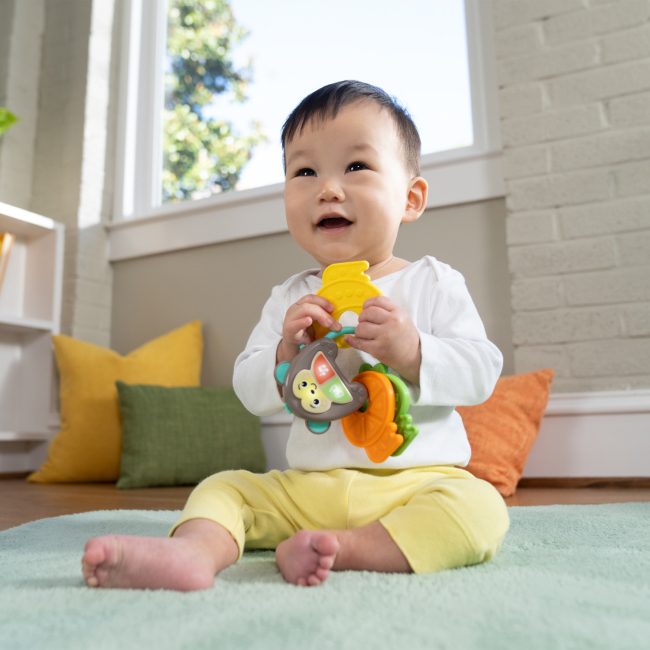 Брязкальця, прорізувачі - Брязкальце Bright Starts Musical MonKeys (17227)#3