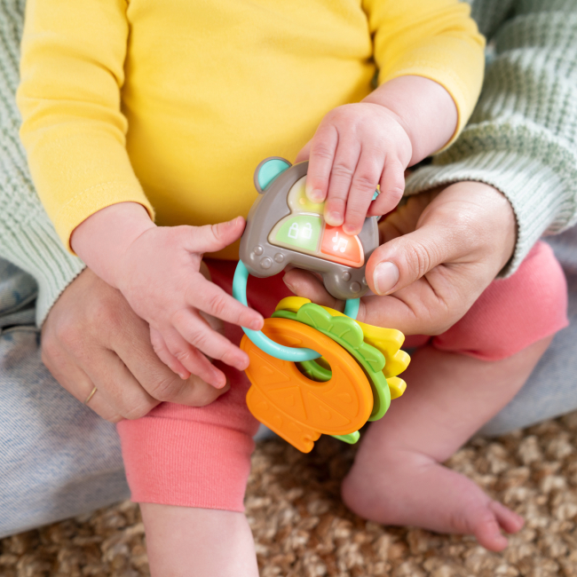 Брязкальця, прорізувачі - Брязкальце Bright Starts Musical MonKeys (17227)#5