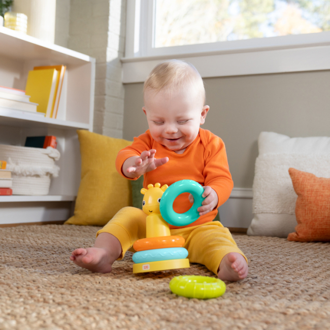 Развивающие игрушки - Развивающая игрушка Bright Starts Giraffe Tower (17467)#4