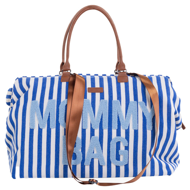 Рюкзаки та сумки - Сумка Childhome Mommy bag stripes electric blue (CWMBBSTBL)#2