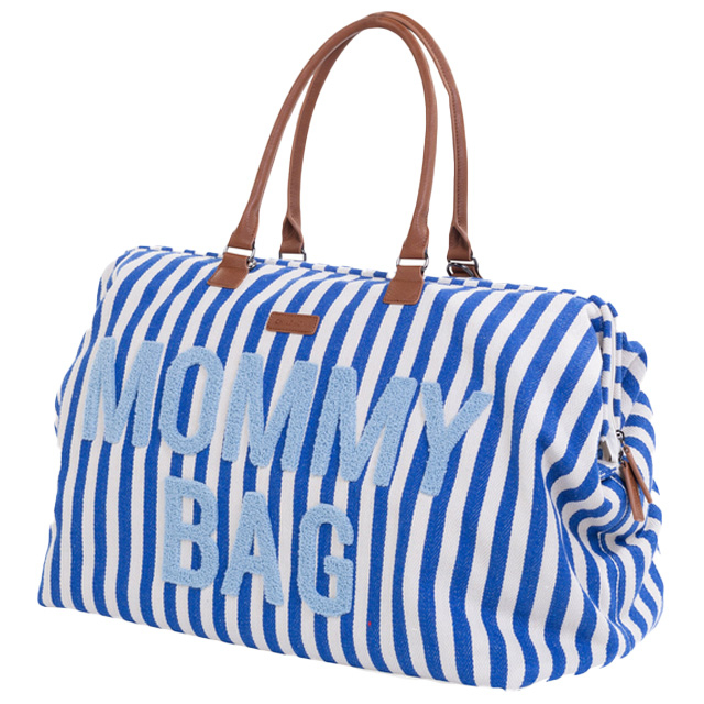 Рюкзаки та сумки - Сумка Childhome Mommy bag stripes electric blue (CWMBBSTBL)#3