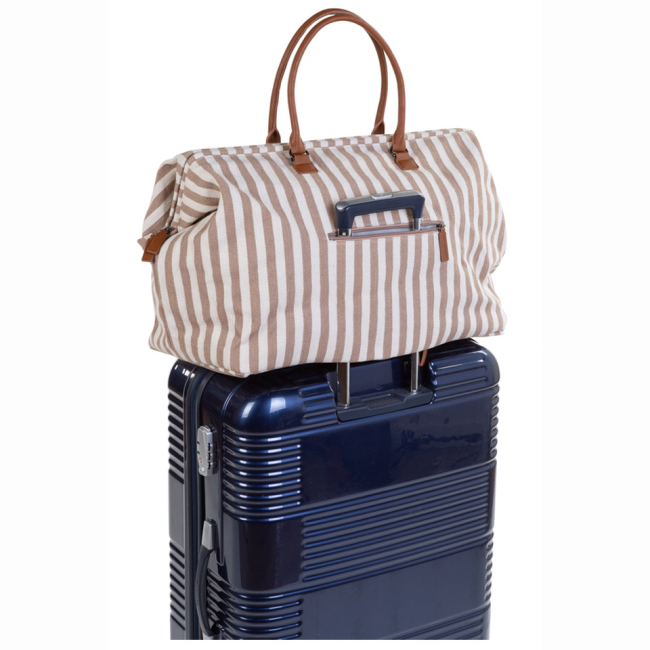 Рюкзаки та сумки - Сумка Childhome Mommy bag stripes nude/terracotta (CWMBBSTNR)#6