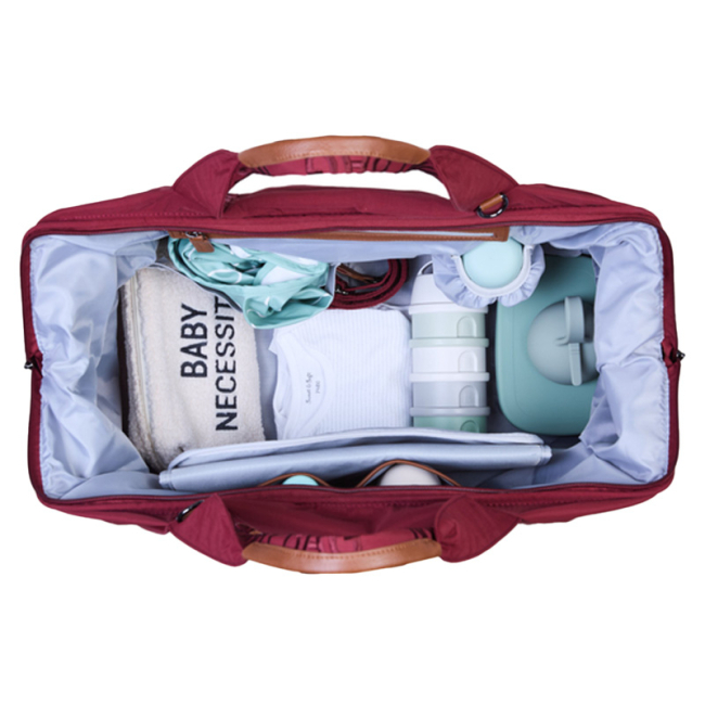 Рюкзаки та сумки - Сумка Childhome Mommy bag Signature burgundy (CWMBBSUBU)#4