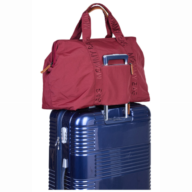 Рюкзаки та сумки - Сумка Childhome Mommy bag Signature burgundy (CWMBBSUBU)#5