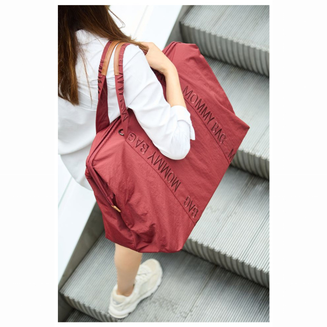 Рюкзаки та сумки - Сумка Childhome Mommy bag Signature burgundy (CWMBBSUBU)#6