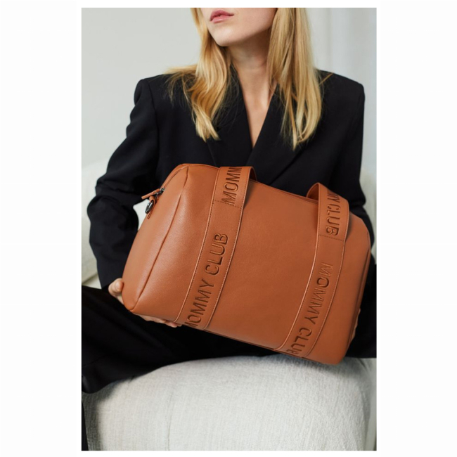 Рюкзаки и сумки - Сумка Childhome Mommy club Signature vegan leather brown (CWMCSLBR)#7