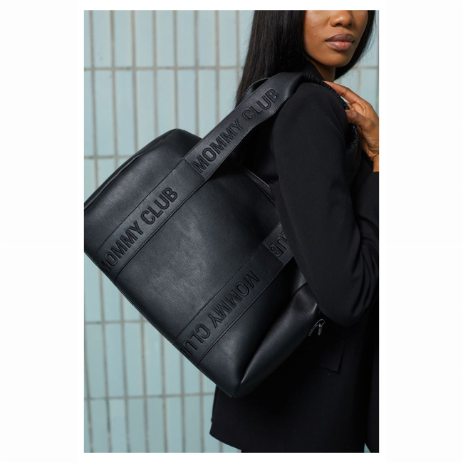 Рюкзаки та сумки - Сумка Childhome Mommy club Signature vegan leather black (CWMCSLBL)#6