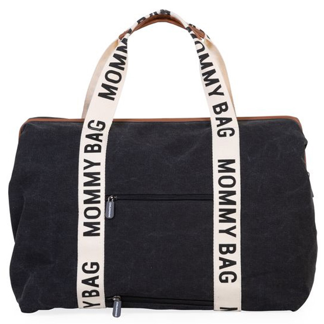 Рюкзаки и сумки - Сумка Childhome Mommy bag Signature canvas black (CWMBBSCBL)#4